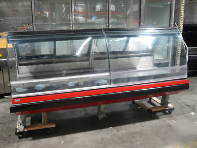 2003 hussmann 24' smb meat deli case grocery display