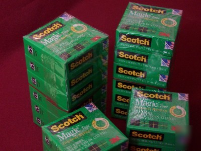 3M scotch 810 magic tape refill rolls-3/4X1000-rolls=8