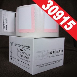 4,200 dymo-compatible 30915 internet postage labels
