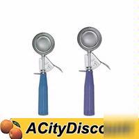 5DZ update #12 stainless thumb dishers 3.25OZ green hdl