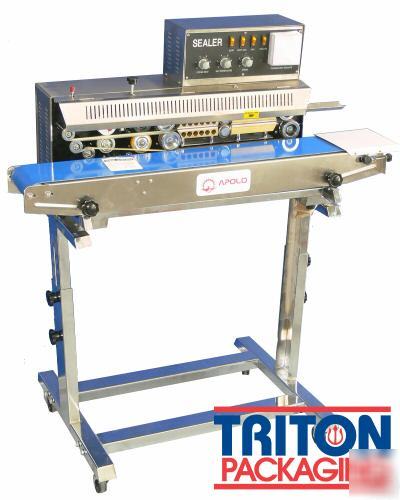 Apolo CBS900CI continuous horizontal band sealer coder 