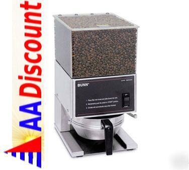 Bunn professional one hopper coffee grinder 20580.0001