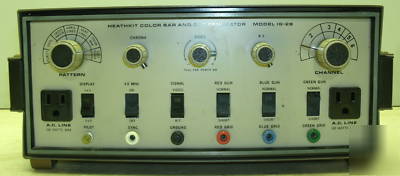 Heathkit ig-28 color bar and dot generator *as is*