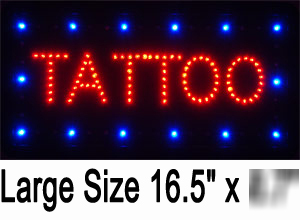 Led sign tattoo nail window neon open display light kit