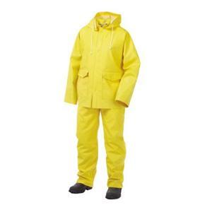 Pvc heavy duty 3PC.rain suit rain gear w/hood size 3XL