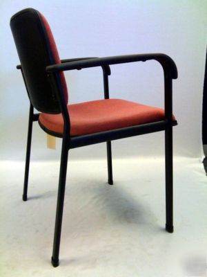 Stacking chairs - stax plus rose stack side chair 