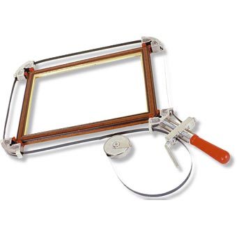 Steel band frame oval, circular clamp