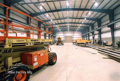 Steel factory prefab metal frame commercial building