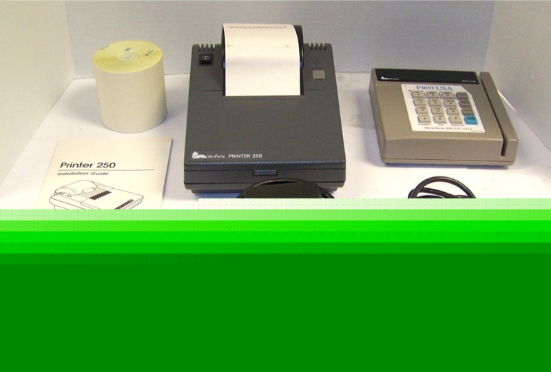 Tested verifone pinpad zon jr xl + receipt printer 250