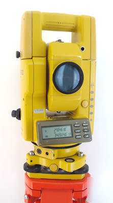 Topcon gts-303 total station, surveying, stakeout