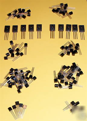 Transistor selection - small signal and power - 100 pcs