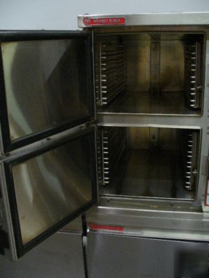 Used market forge gas steamer mdl 3500 & 2 6 gl kettles
