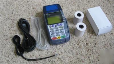 Verifone omni 3750 4 meg dial credit card terminal