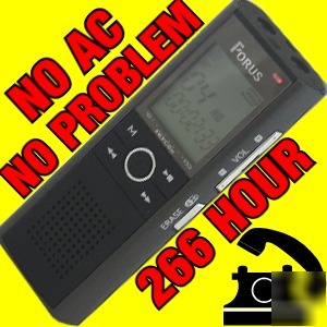 Voice activated phone mobile cell audio mini recorder