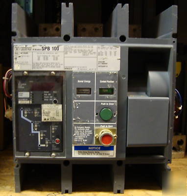 Westinghouse spb 100 pow-r breaker 2000A, 3P, fixed 