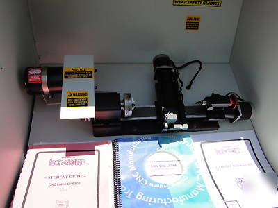 Labvolt 5300 cnc 2 axis lathe plc control slant bed
