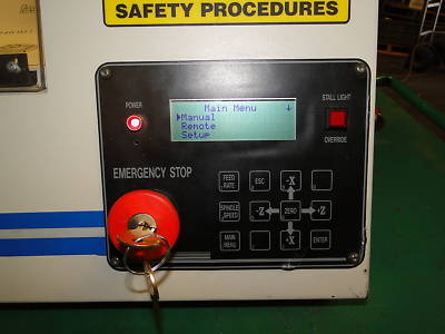 Labvolt 5300 cnc 2 axis lathe plc control slant bed