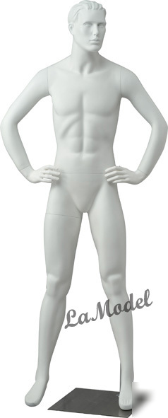 Mannequin, morden fashion fiberglass, white #sm-006