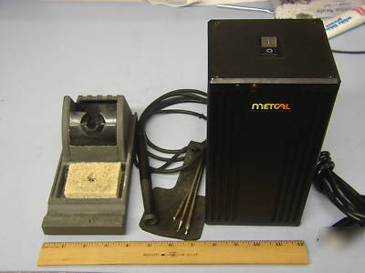 Metcal solder system PS2E-01 complete w/ wand & 3 tips