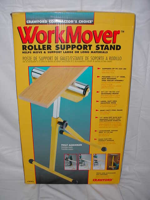 New crawford workmover roller support stand, WM5 - 