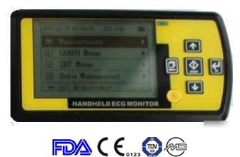 New model 2010 portable handheld ecg ekg MD100A1+clips
