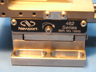 New port 462 xyz stage with 3 newport micrometers