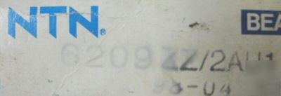 Ntn 6209ZZ/2AU1 deep groove ball bearing