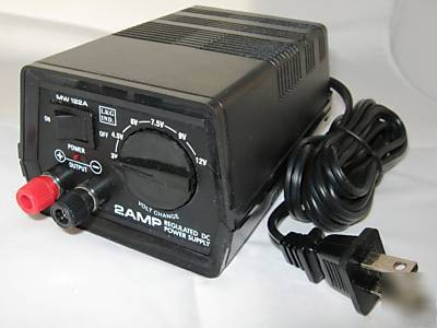 Philmore regulated multi-voltage 2A dc power supply