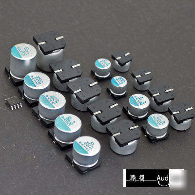 140PCS 22UF 25V smd ncc pxa aluminum solid capacitor