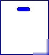 25 retail store merchandise bags w/handle 20X20 white