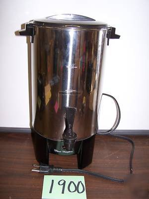 Classic concepts stainless steel 30-cup coffee maker