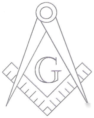 Freemason square and compass punch 5/16