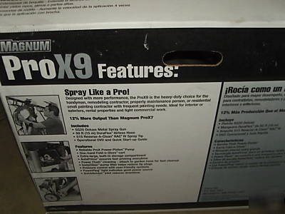 Graco magnum pro X9 electric airless paint sprayer 