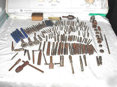 High speed machinest tools bits-drills-taps lot of 167