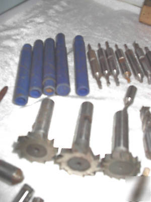 High speed machinest tools bits-drills-taps lot of 167