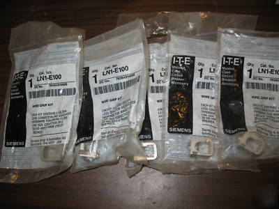 Lot of 5 ite LN1-E100 lugs for 30-100A e frame breaker 