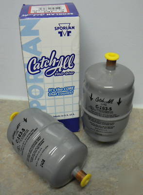 New hvac sporlan catch-all c-163-s 3/8 odf filter-drier 