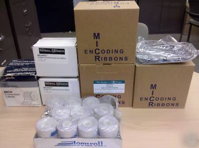 New micr encoding supplies for te 1800 / 1900 ribbon 