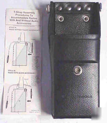 New motorola NTN5461B leather high capacity carry case