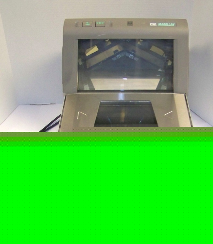Psc magellan barcode scanner scale model rs-232