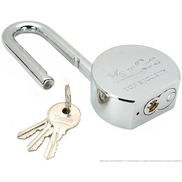 Steel padlock & 2 keys storage shed security lock 5