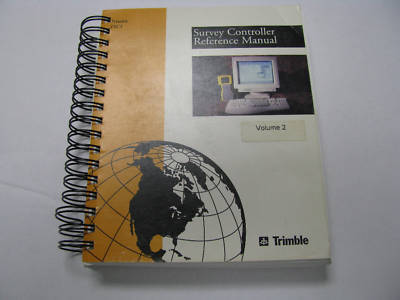 Trimble TSC1 w/survey controller 7.70, cable, ref MANV2