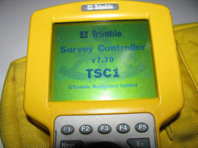 Trimble TSC1 w/survey controller 7.70, cable, ref MANV2