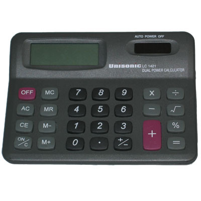 Unisonic DP410 solar calculator