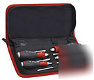 Wiha 5 pc super duty screwdriver set in case 53075