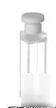 Quartz fluorescence cuvettes with plug,10MM path