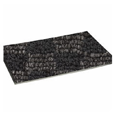 Scotch carpet mat dualfiber vinyl back 4X6 slate