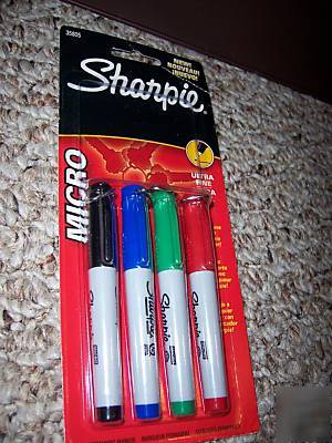 Sharpie micro permanent markers ultra fine 4PK 