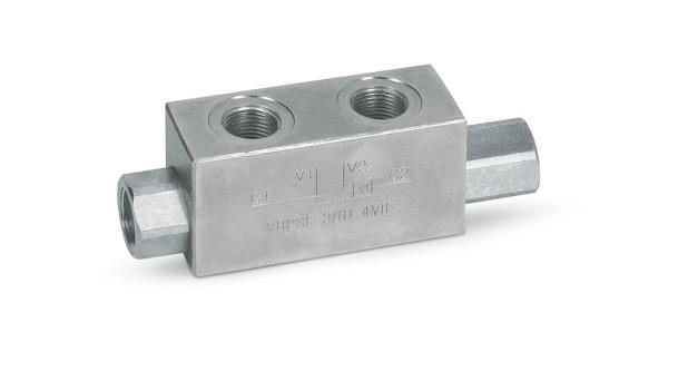 Single pilot operated hydraulic check valves 1/2