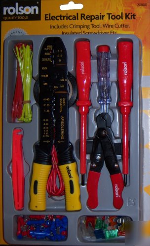 Terminal wiring crimper wire cutter crimping tool kit